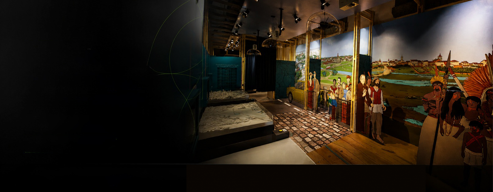 Exposição museológica — cenografia Minimundi