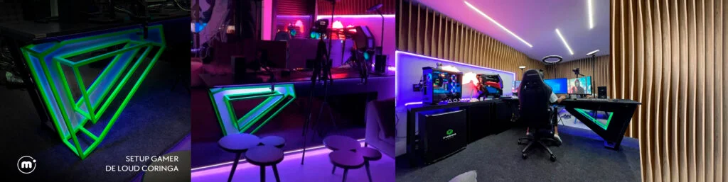 Setup Gamer na Casa do Loud Coringa