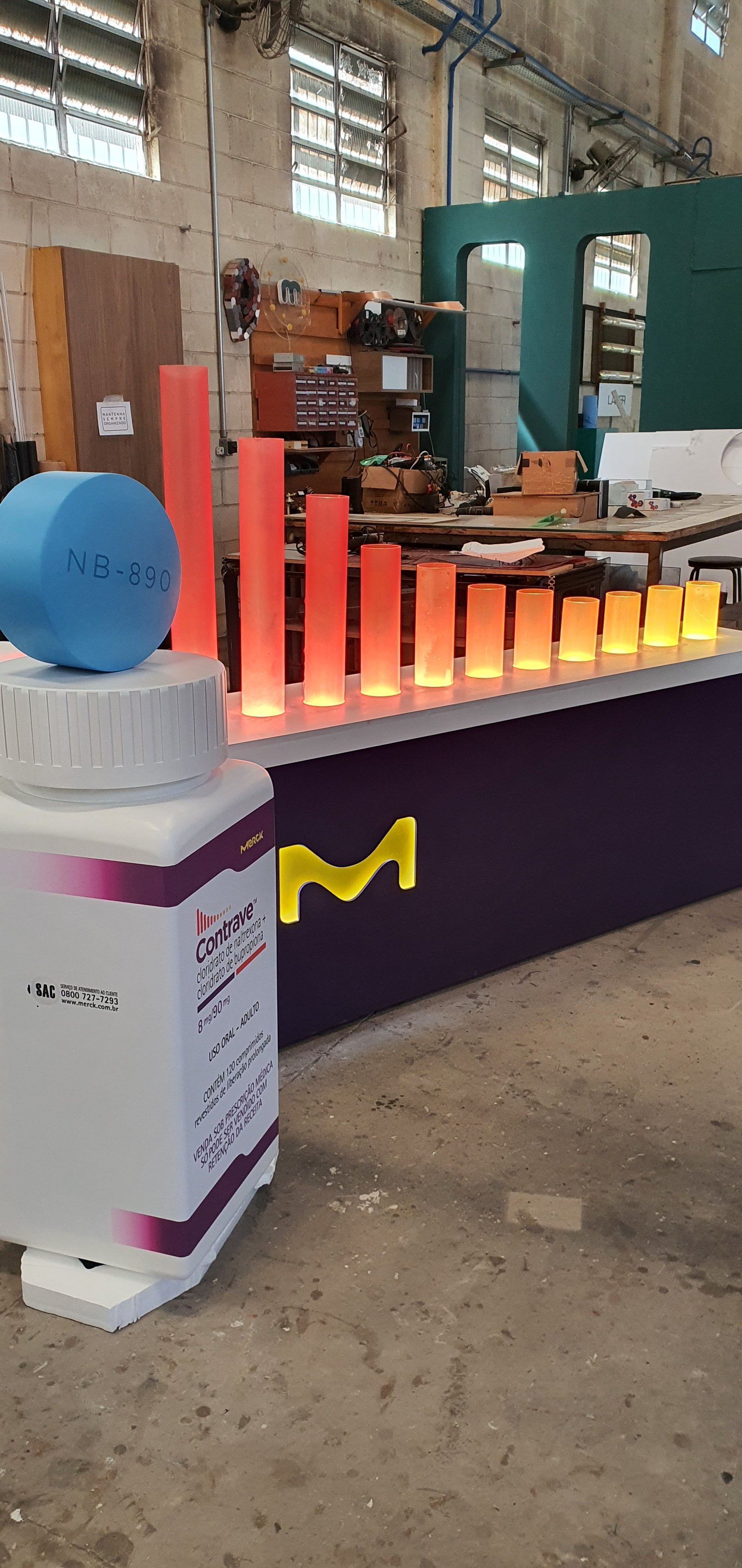 Projetos de Cenografia para Merck